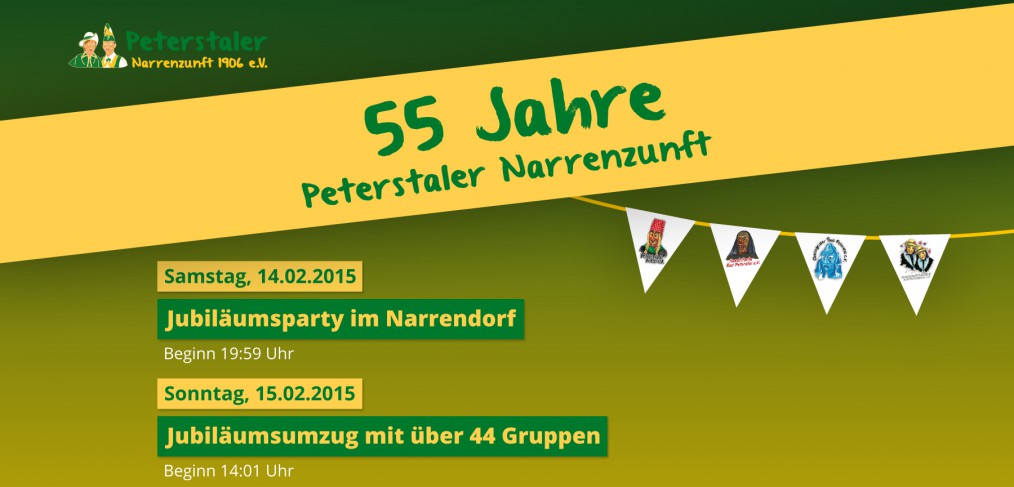 55 Jahre Peterstaler Narrenzunft